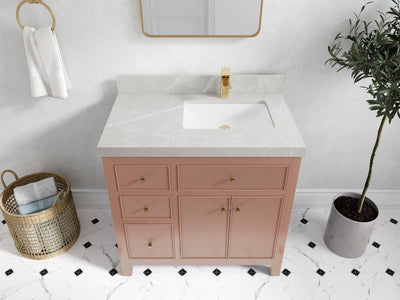 Sonoma 36 in. W x 22 in. D Right Offset Sink Bathroom Vanity - Willow Bath and Vanity