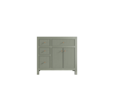 Sonoma 36 in. W x 22 in. D Right Offset Sink Bathroom Vanity - Willow Bath and Vanity
