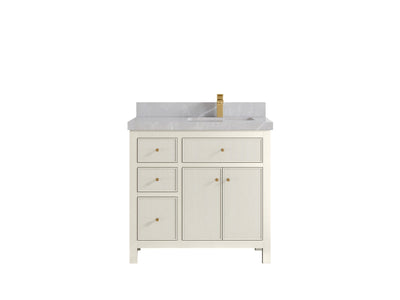 Sonoma 36 in. W x 22 in. D Right Offset Sink Bathroom Vanity - Willow Bath and Vanity