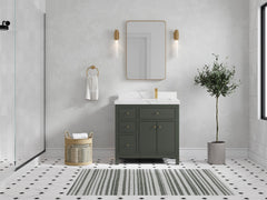 Sonoma 36 in. W x 22 in. D Right Offset Sink Bathroom Vanity - photo 4
