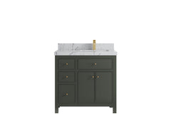 Sonoma 36 in. W x 22 in. D Right Offset Sink Bathroom Vanity - photo 40
