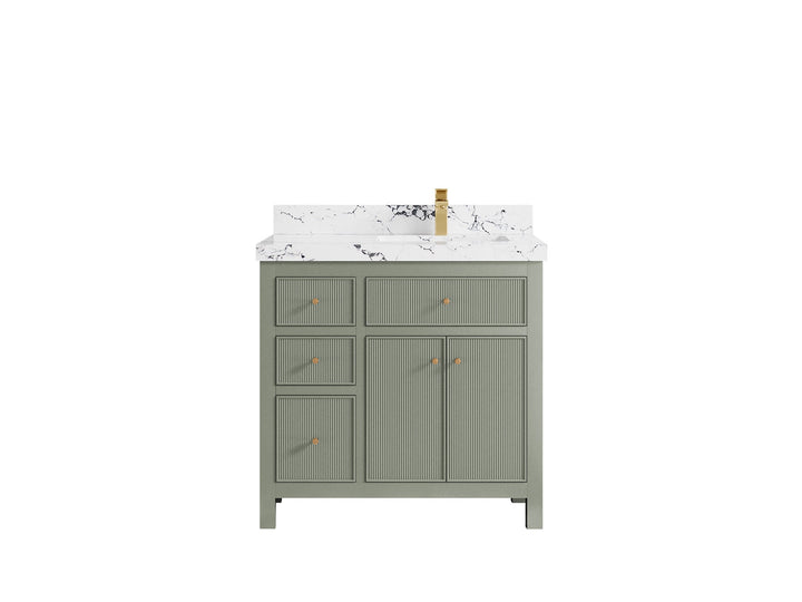 Sonoma 36 in. W x 22 in. D Right Offset Sink Bathroom Vanity - photo 44