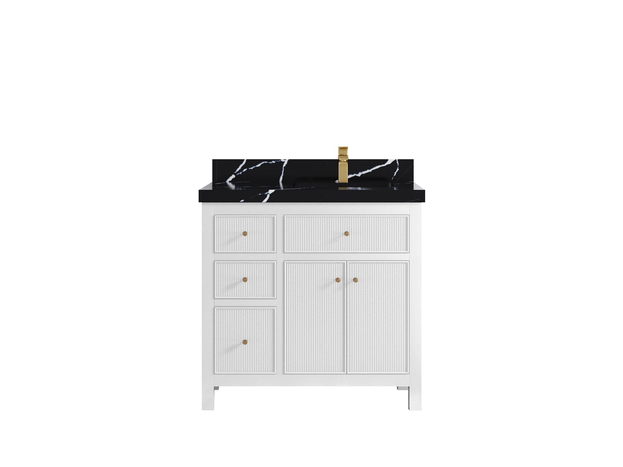 Sonoma 36 in. W x 22 in. D Right Offset Sink Bathroom Vanity - Willow Bath and Vanity