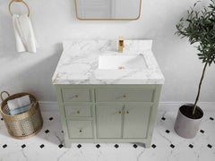 Sonoma 36 in. W x 22 in. D Right Offset Sink Bathroom Vanity - photo 49