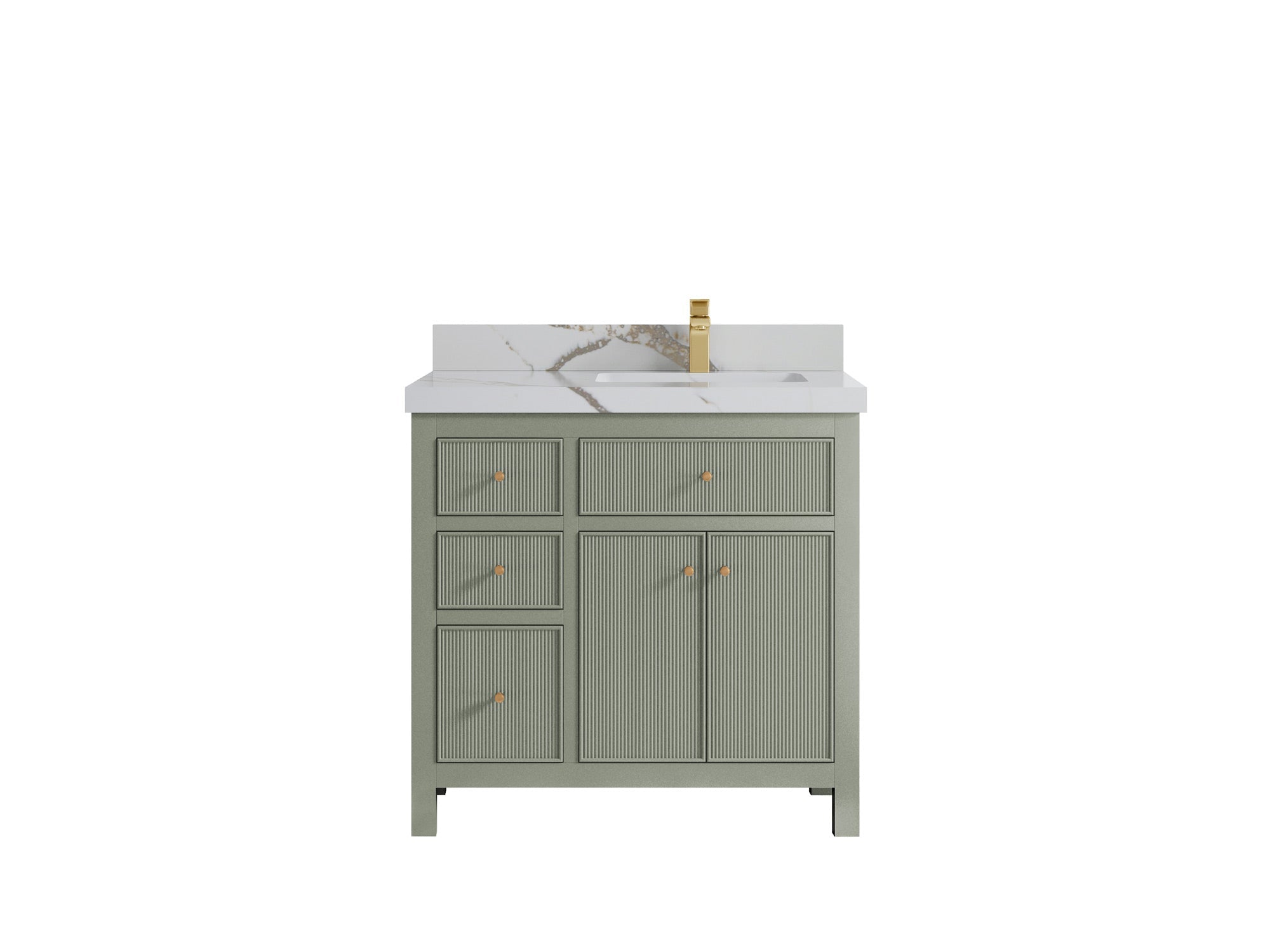Sonoma 36 in. W x 22 in. D Right Offset Sink Bathroom Vanity - Willow Bath and Vanity