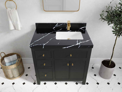 Sonoma 36 in. W x 22 in. D Right Offset Sink Bathroom Vanity - Willow Bath and Vanity