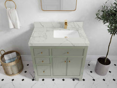 Sonoma 36 in. W x 22 in. D Right Offset Sink Bathroom Vanity - photo 39