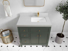 Sonoma 36 in. W x 22 in. D Right Offset Sink Bathroom Vanity - photo 25