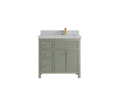 Sonoma 36 in. W x 22 in. D Right Offset Sink Bathroom Vanity - photo 36