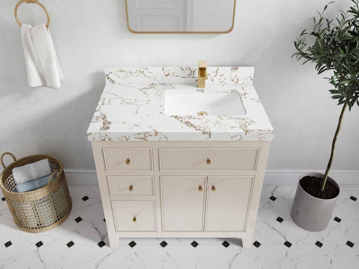 Sonoma 36 in. W x 22 in. D Right Offset Sink Bathroom Vanity - photo 43