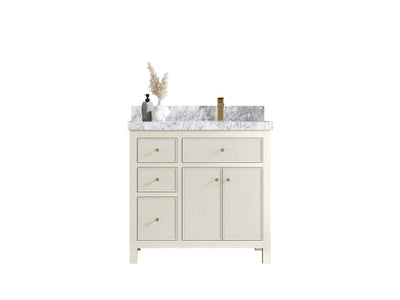Sonoma 36 in. W x 22 in. D Right Offset Sink Bathroom Vanity - Willow Bath and Vanity