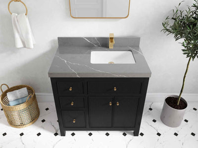 Sonoma 36 in. W x 22 in. D Right Offset Sink Bathroom Vanity - Willow Bath and Vanity