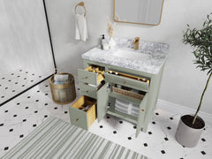 Sonoma 36 in. W x 22 in. D Right Offset Sink Bathroom Vanity - photo 3