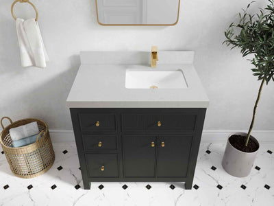 Sonoma 36 in. W x 22 in. D Right Offset Sink Bathroom Vanity - Willow Bath and Vanity