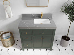 Sonoma 36 in. W x 22 in. D Right Offset Sink Bathroom Vanity - photo 37