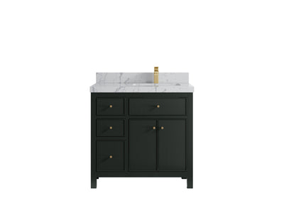 Sonoma 36 in. W x 22 in. D Right Offset Sink Bathroom Vanity - Willow Bath and Vanity