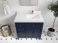 Sonoma 36 in. W x 22 in. D Right Offset Sink Bathroom Vanity - photo 17