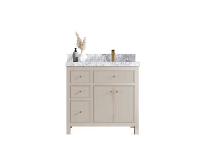 Sonoma 36 in. W x 22 in. D Right Offset Sink Bathroom Vanity - Willow Bath and Vanity