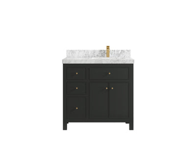 Sonoma 36 in. W x 22 in. D Right Offset Sink Bathroom Vanity - Willow Bath and Vanity