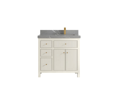 Sonoma 36 in. W x 22 in. D Right Offset Sink Bathroom Vanity - Willow Bath and Vanity