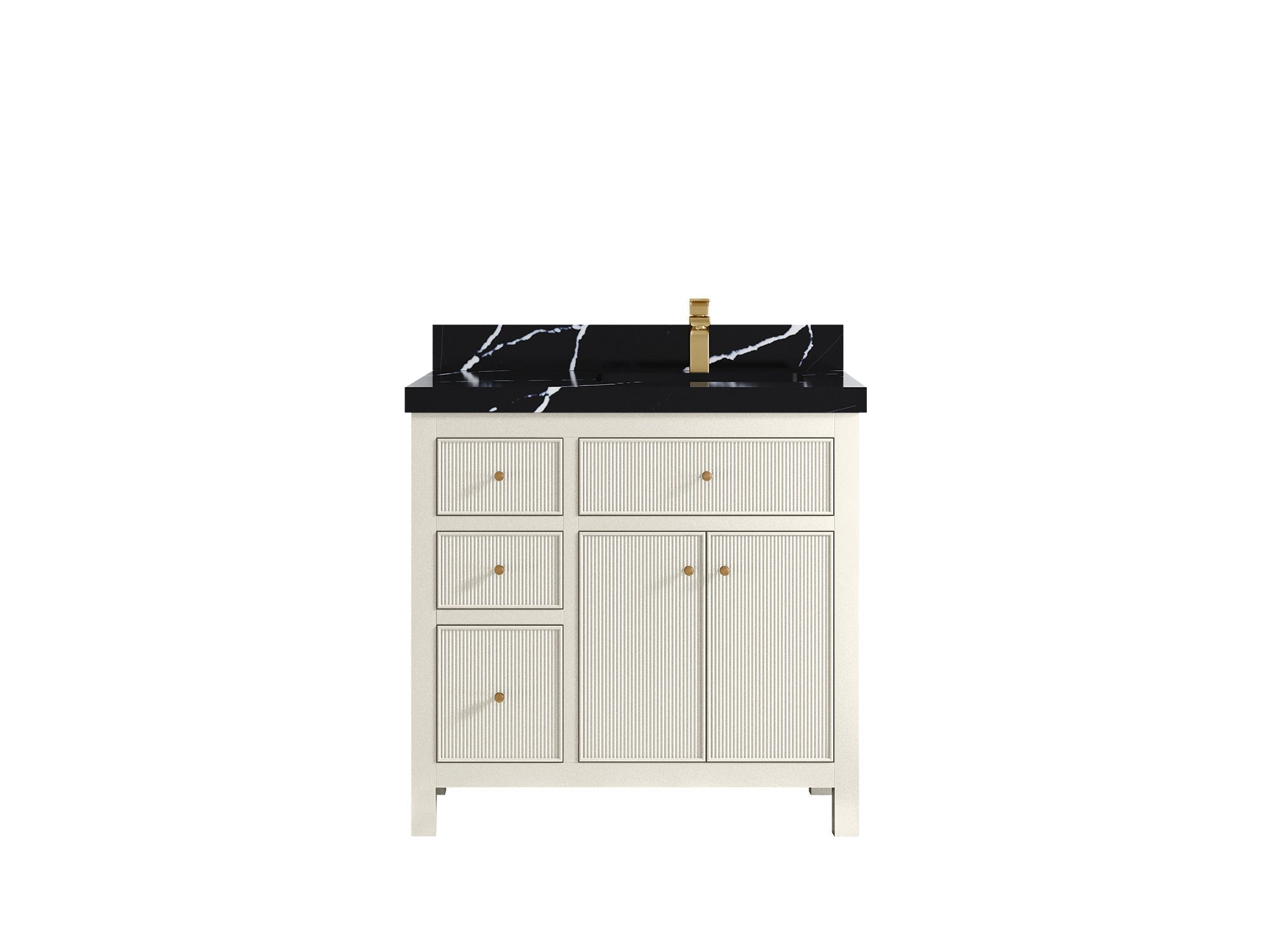 Sonoma 36 in. W x 22 in. D Right Offset Sink Bathroom Vanity - Willow Bath and Vanity