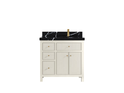 Sonoma 36 in. W x 22 in. D Right Offset Sink Bathroom Vanity - Willow Bath and Vanity