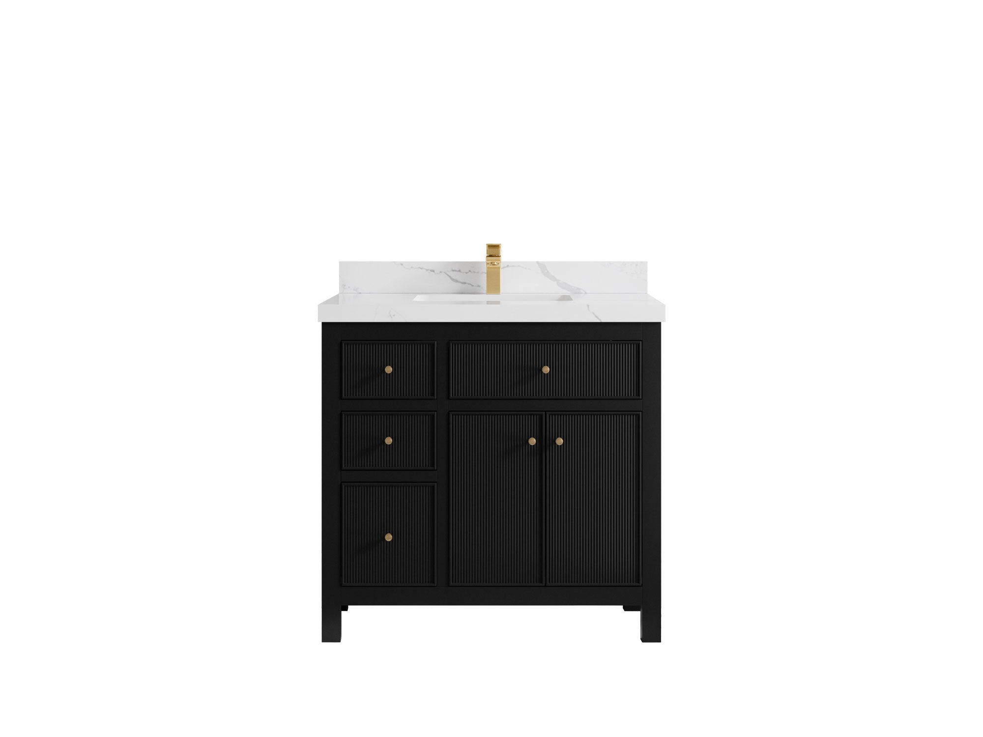 Sonoma 36 in. W x 22 in. D with Center Sink Bathroom Vanity - Willow Bath and Vanity