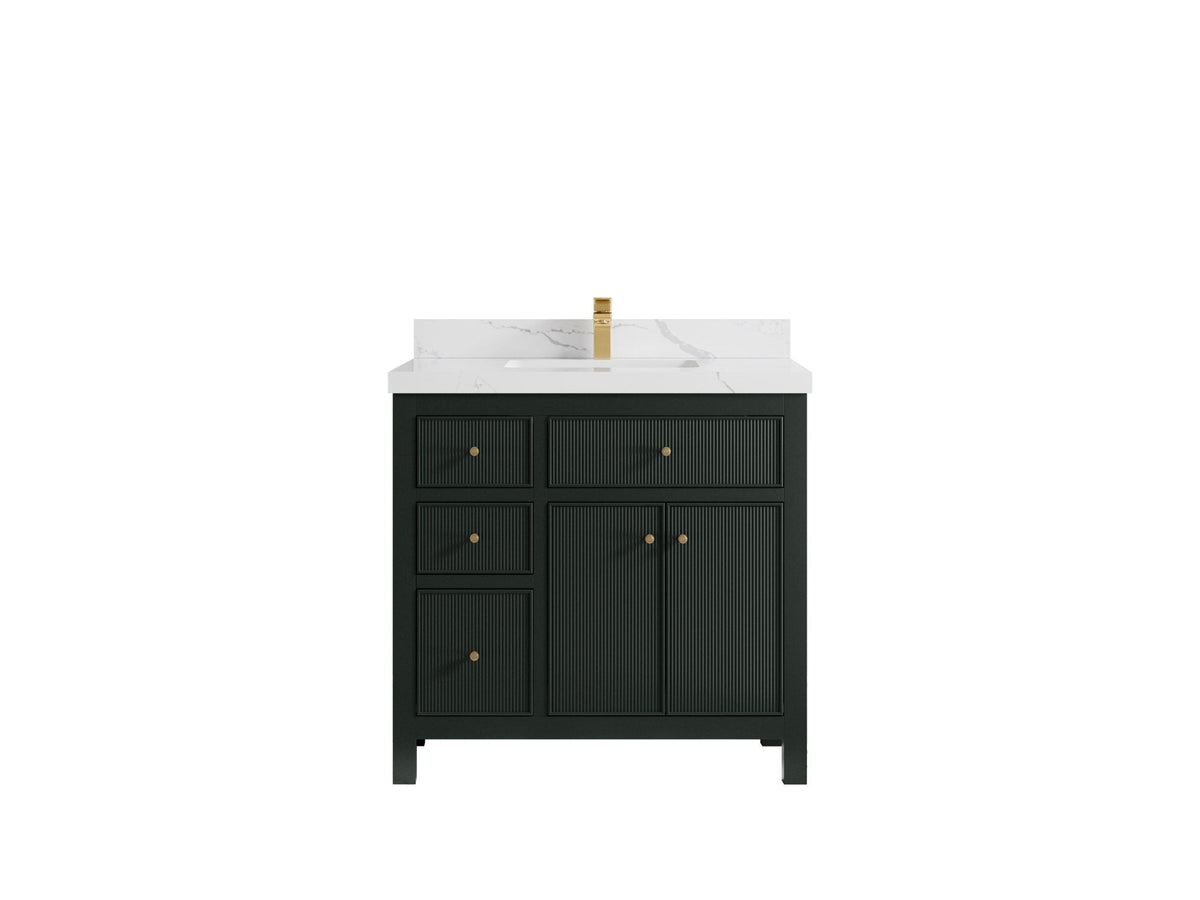 Sonoma 36 in. W x 22 in. D with Center Sink Bathroom Vanity - Willow Bath and Vanity