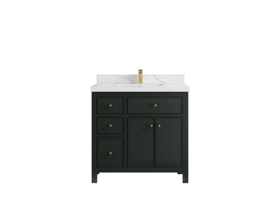 Sonoma 36 in. W x 22 in. D with Center Sink Bathroom Vanity - Willow Bath and Vanity