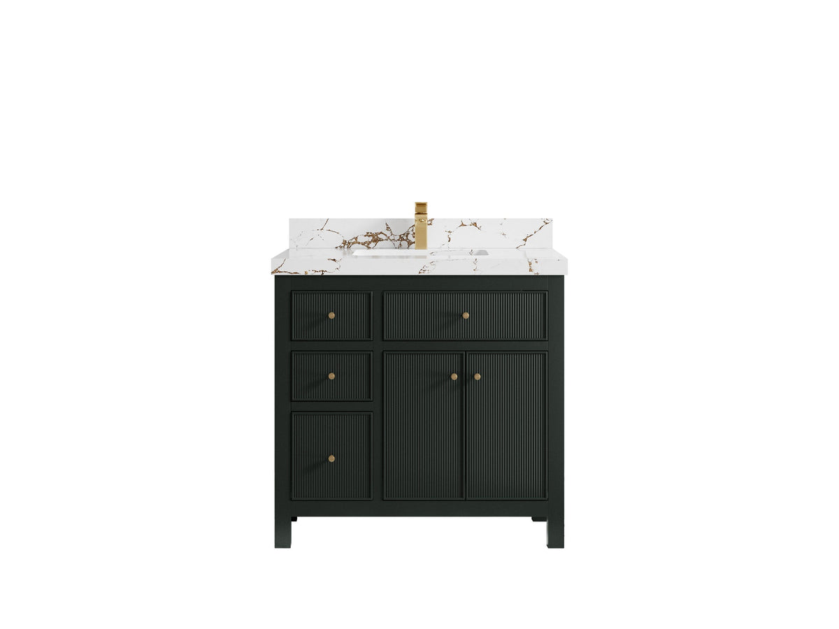 Sonoma 36 in. W x 22 in. D with Center Sink Bathroom Vanity - Willow Bath and Vanity