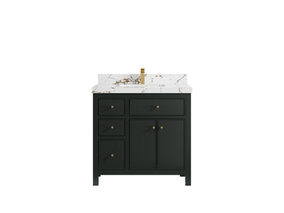 Sonoma 36 in. W x 22 in. D with Center Sink Bathroom Vanity - Willow Bath and Vanity
