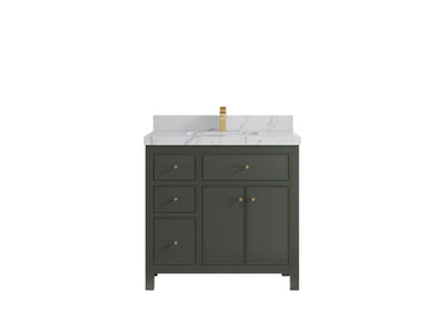 Sonoma 36 in. W x 22 in. D with Center Sink Bathroom Vanity - Willow Bath and Vanity