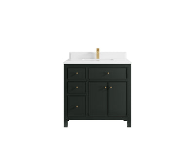 Sonoma 36 in. W x 22 in. D with Center Sink Bathroom Vanity - Willow Bath and Vanity