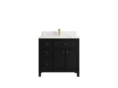 Sonoma 36 in. W x 22 in. D with Center Sink Bathroom Vanity - Willow Bath and Vanity