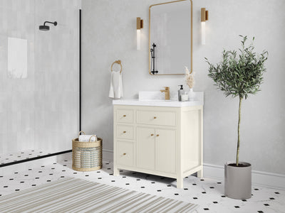 Sonoma 36 in. W x 22 in. D with Center Sink Bathroom Vanity - Willow Bath and Vanity