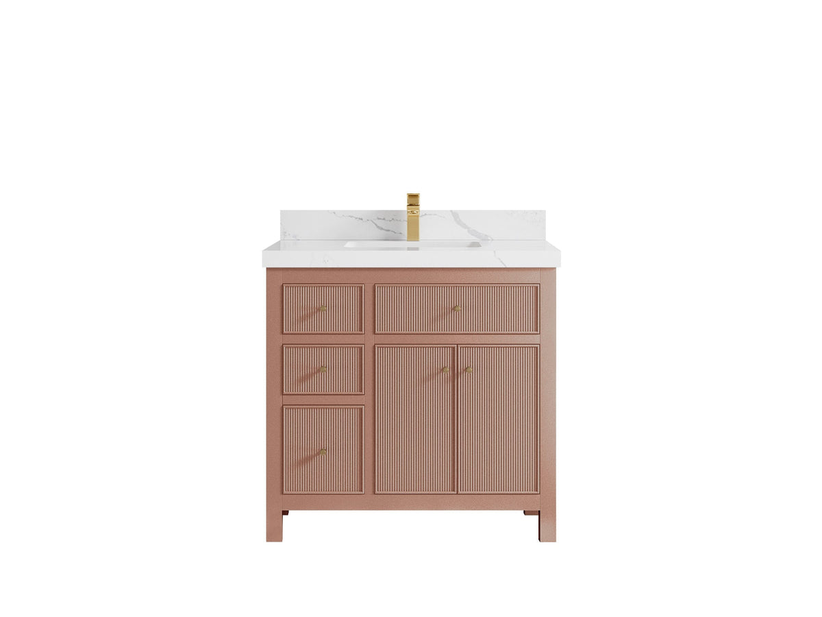 Sonoma 36 in. W x 22 in. D with Center Sink Bathroom Vanity - Willow Bath and Vanity
