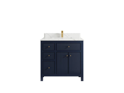 Sonoma 36 in. W x 22 in. D with Center Sink Bathroom Vanity - Willow Bath and Vanity