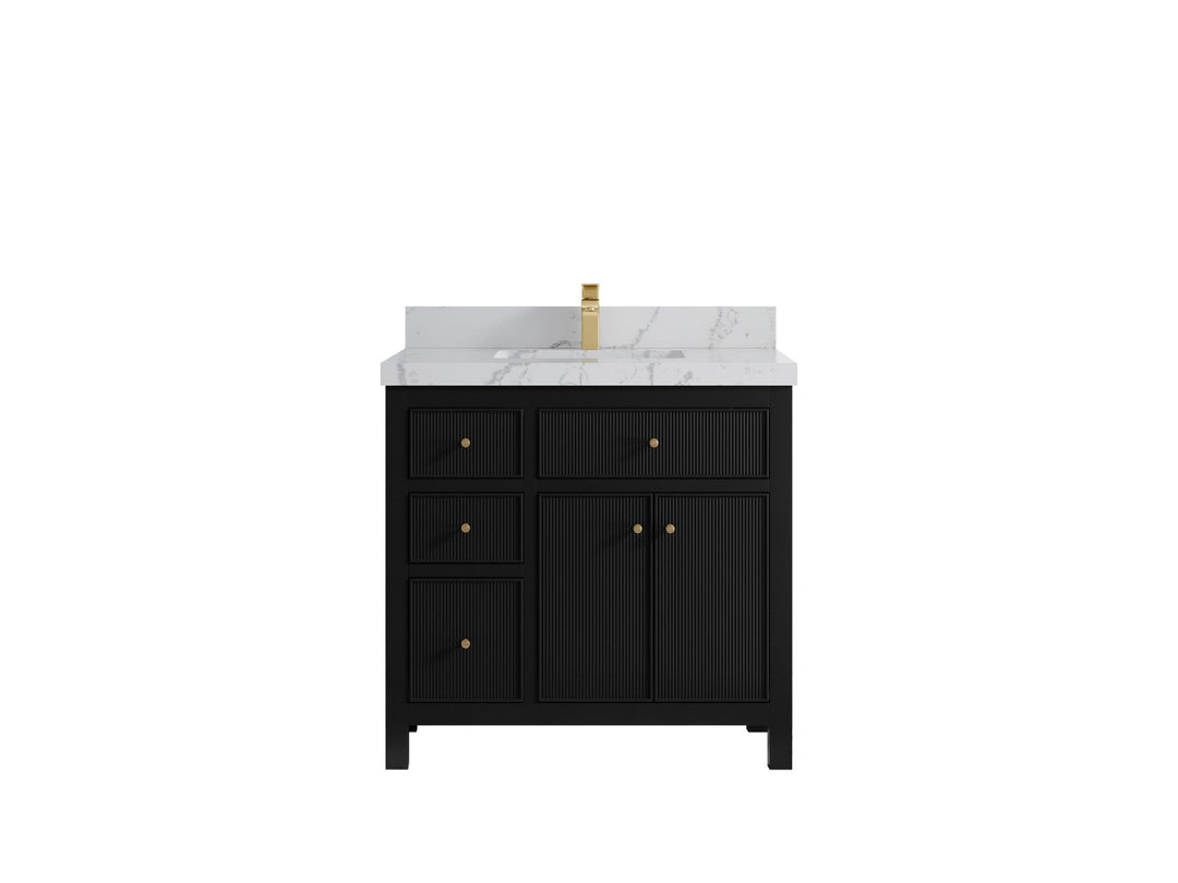 Sonoma 36 in. W x 22 in. D with Center Sink Bathroom Vanity | 
              
                Black
                
                  
             - SON_BLK_CA_LZ_36CR - photo №28