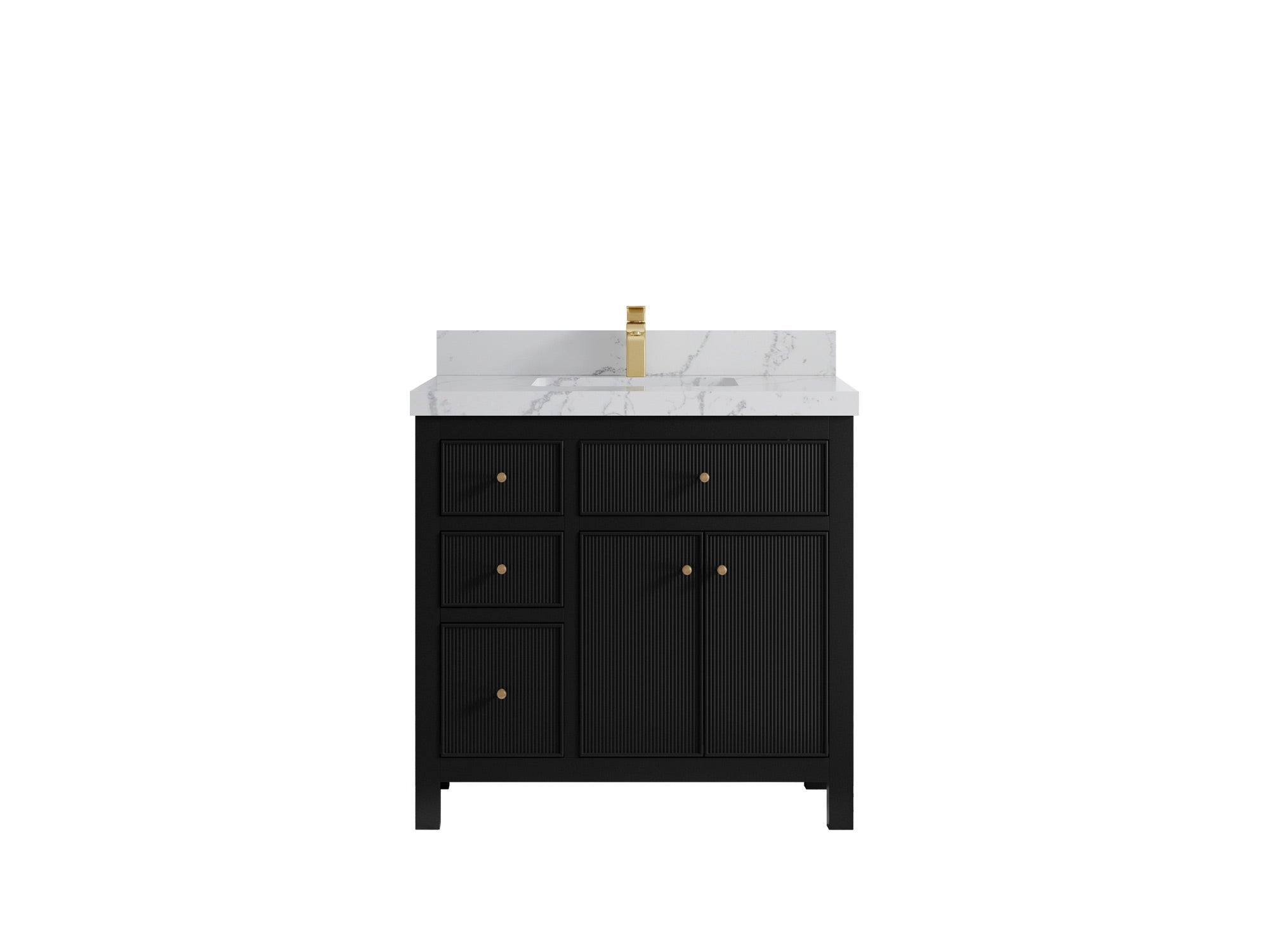 Sonoma 36 in. W x 22 in. D with Center Sink Bathroom Vanity - Willow Bath and Vanity