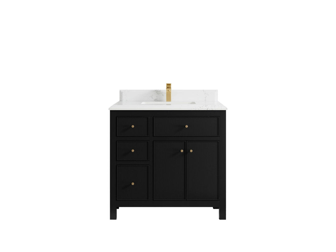 Sonoma 36 in. W x 22 in. D with Center Sink Bathroom Vanity | 
              
                Black
                
                  
             - SON_BLK_CA_LZ_36CR - photo №21