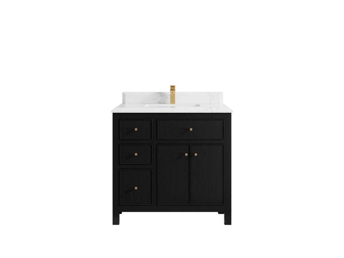 Sonoma 36 in. W x 22 in. D with Center Sink Bathroom Vanity - Willow Bath and Vanity