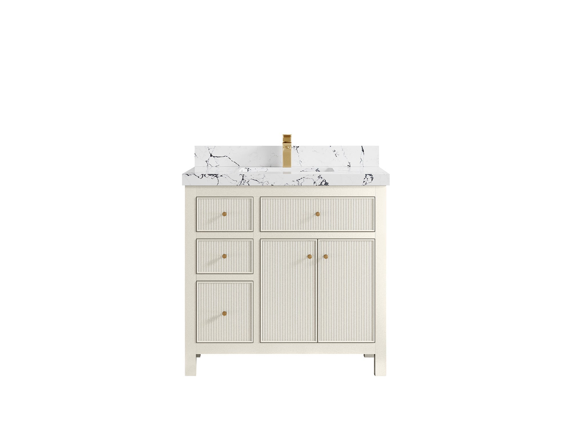 Sonoma 36 in. W x 22 in. D with Center Sink Bathroom Vanity - Willow Bath and Vanity