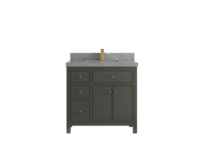 Sonoma 36 in. W x 22 in. D with Center Sink Bathroom Vanity - Willow Bath and Vanity