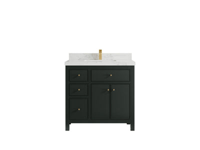 Sonoma 36 in. W x 22 in. D with Center Sink Bathroom Vanity - Willow Bath and Vanity