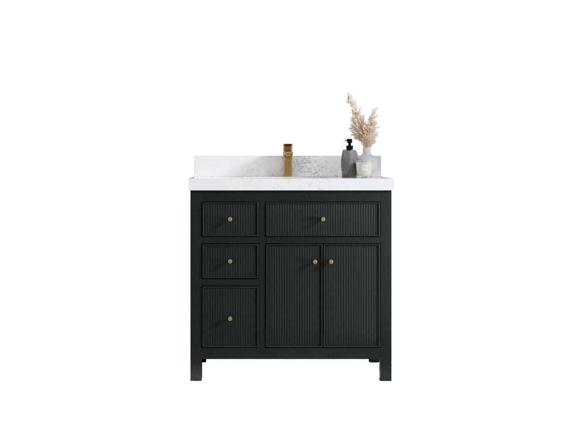 Sonoma 36 in. W x 22 in. D with Center Sink Bathroom Vanity - Willow Bath and Vanity