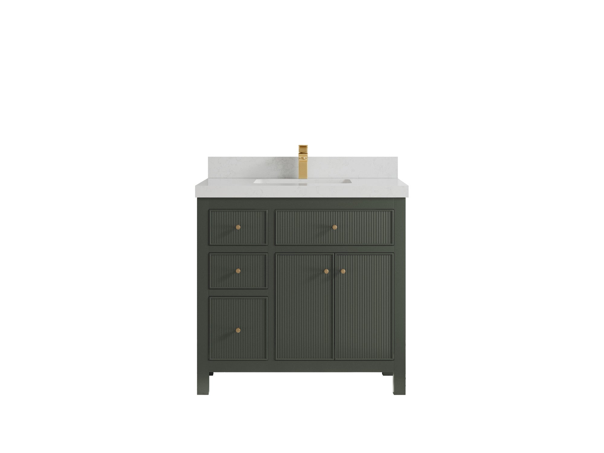 Sonoma 36 in. W x 22 in. D with Center Sink Bathroom Vanity - Willow Bath and Vanity