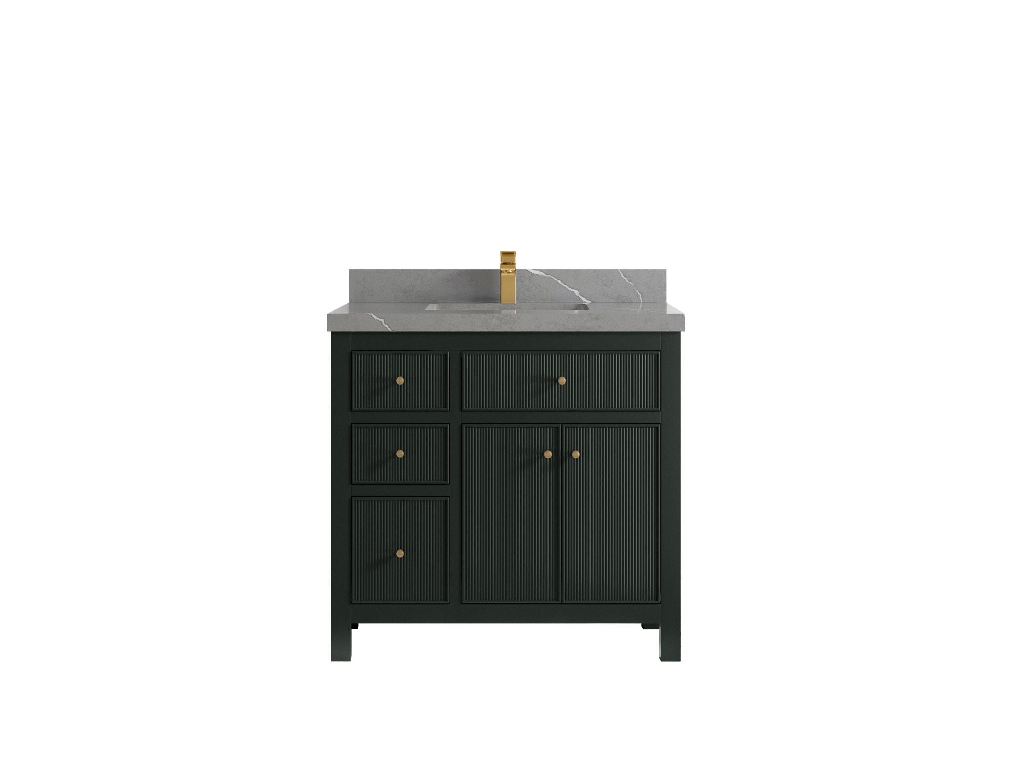 Sonoma 36 in. W x 22 in. D with Center Sink Bathroom Vanity - Willow Bath and Vanity