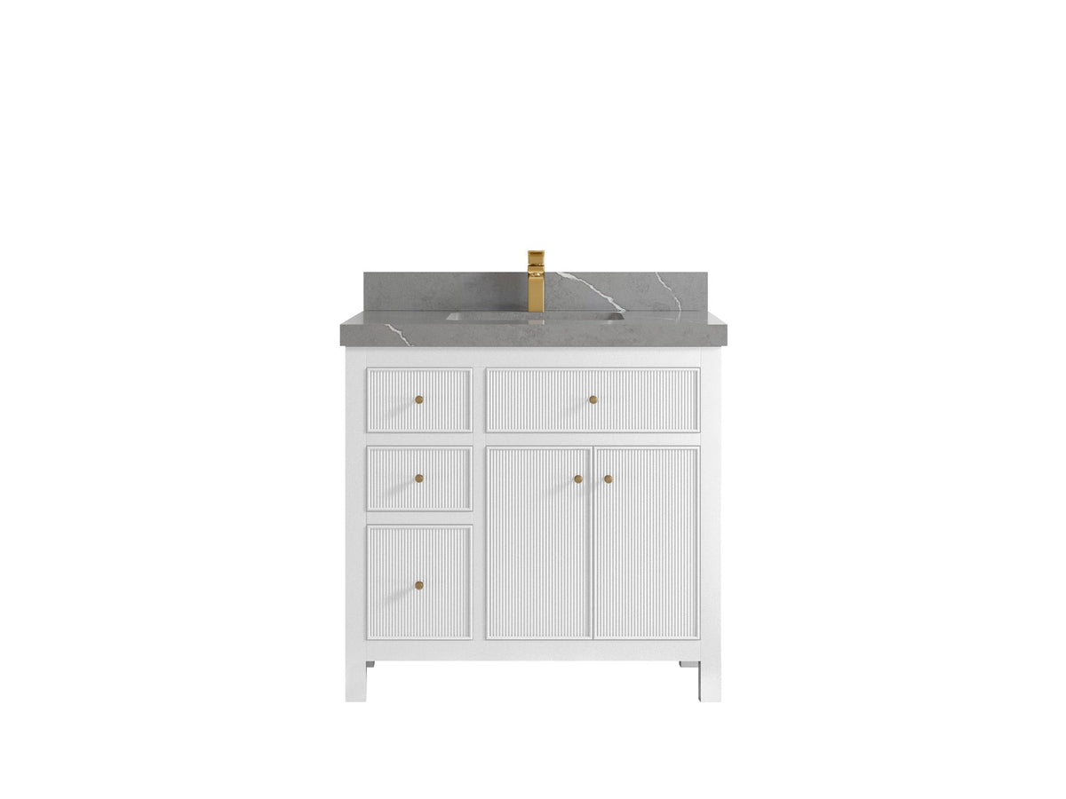 Sonoma 36 in. W x 22 in. D with Center Sink Bathroom Vanity - Willow Bath and Vanity