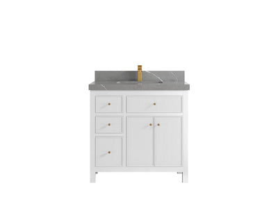 Sonoma 36 in. W x 22 in. D with Center Sink Bathroom Vanity - Willow Bath and Vanity