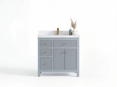 Sonoma 36 in. W x 22 in. D with Center Sink Bathroom Vanity - photo 1
